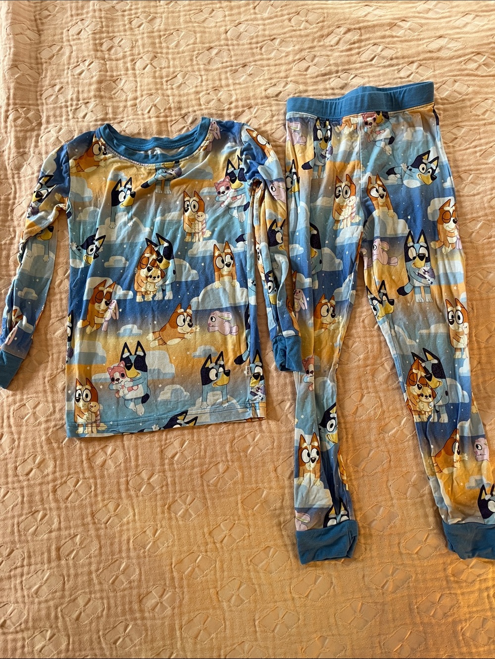 Little Sleepies Bluey pajamas 4T